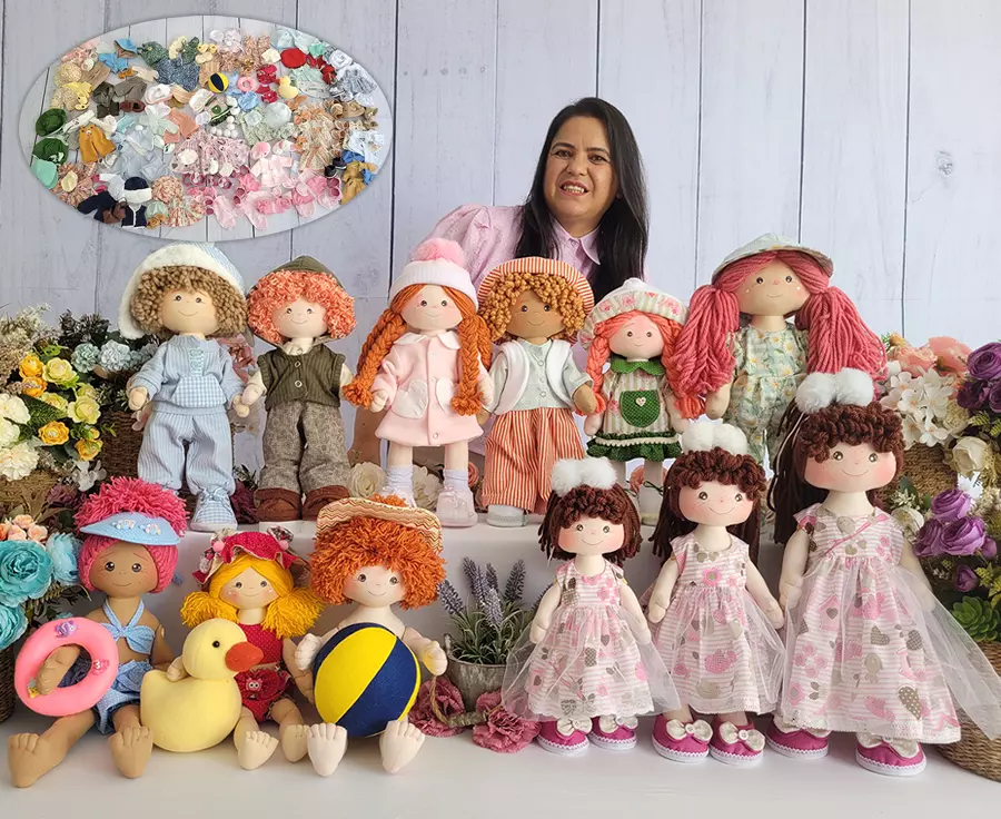 Coleção Bonecas Que Transformam Vidas - Maria Flor Ateliê