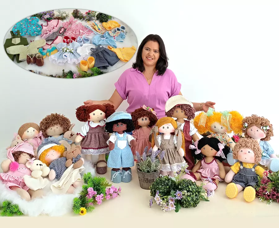 Coleção Bonecas Que Vendem 2.0 - Maria Flor Ateliê