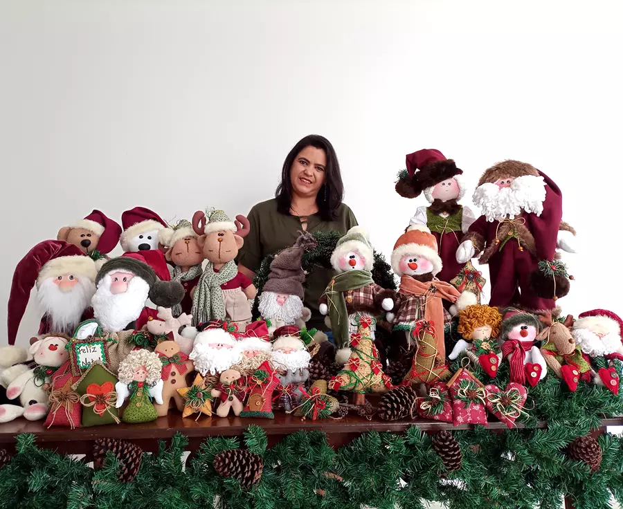 Coleção Bonecos de Natal 2.0 - Maria Flor Ateliê