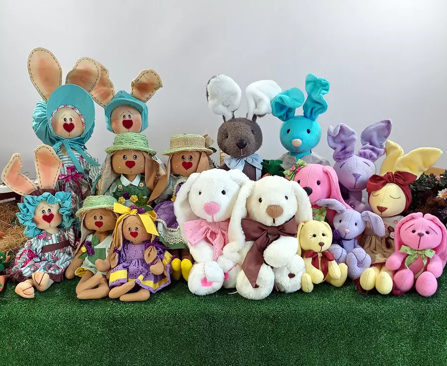 Coleção Coelhos Decorativos 1.0 - Maria Flor Ateliê
