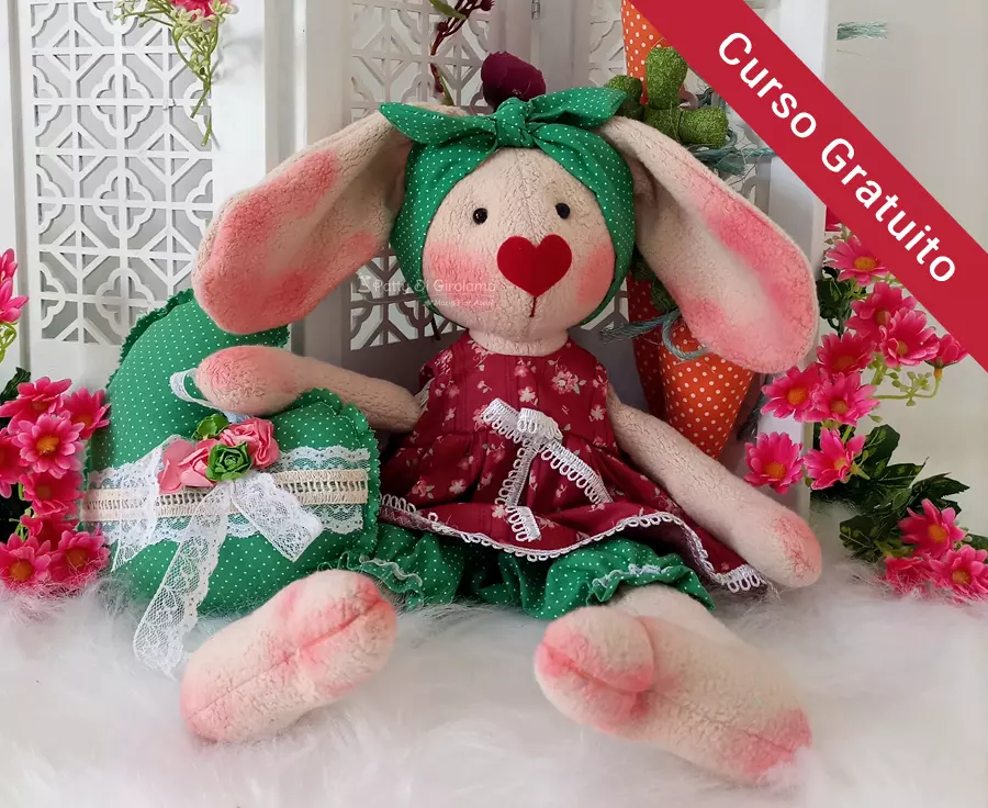 Curso Gratuito: Coelha Nanda - Maria Flor Ateliê