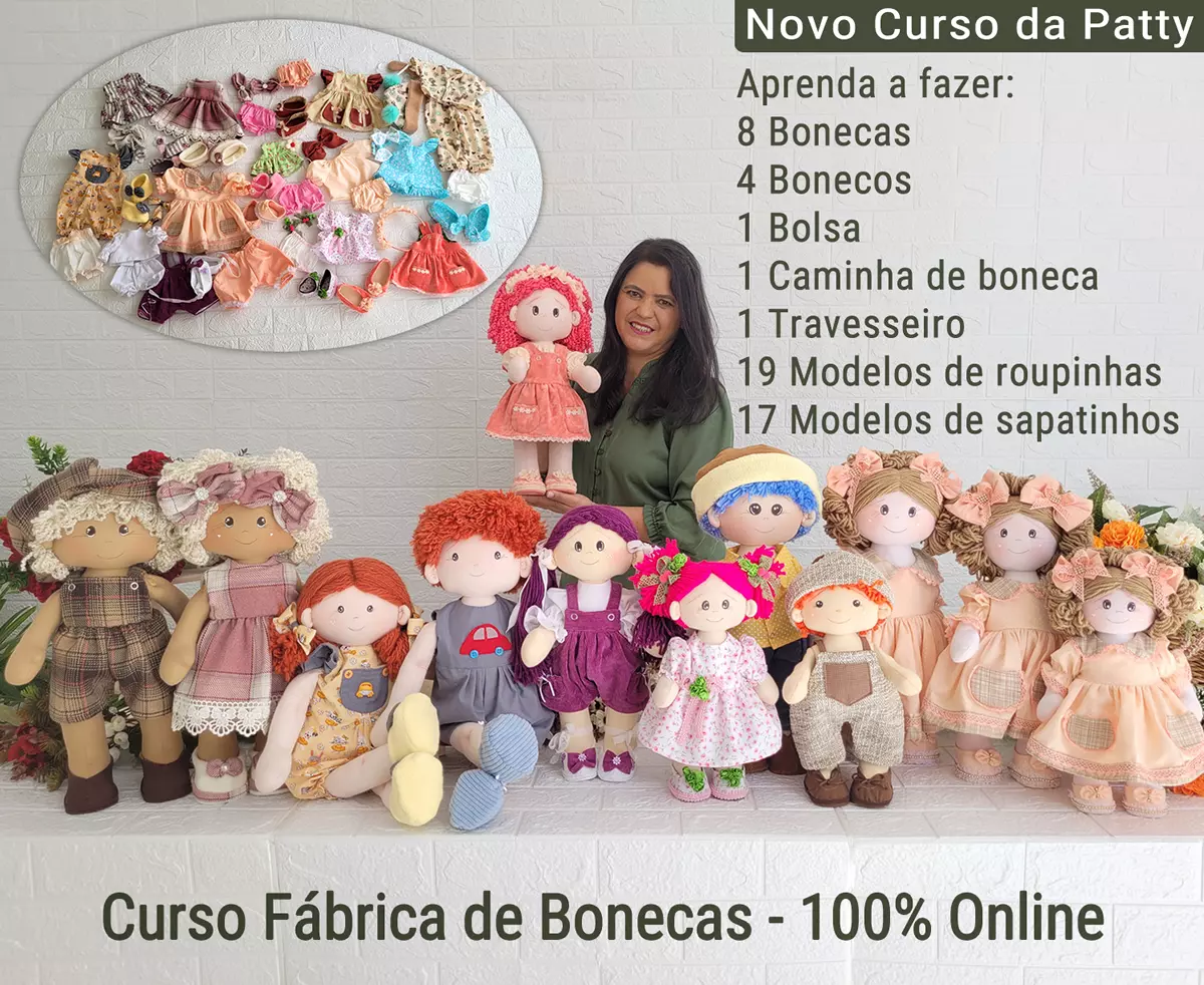 Curso Fábrica de Bonecas Maria Flor