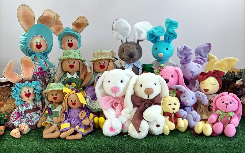 Coleção Coelhos Decorativos 1.0