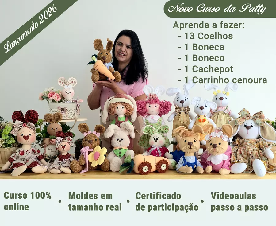 Ilustração: artesanato e costura (Páscoa)